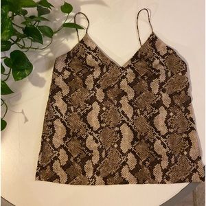 *H&M* snake print cami size 14